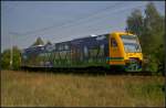 ODEG VT 650.65 / 650 065  Wald-Solarheim-Express  als RB36 Frankfurt (Oder) am 16.09.2014 durch die Berliner Wuhlheide