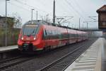 ET 442 (442 827/442 327) fährt am 19.11.2014 auf der RB 19 nach Berlin Gesundbrunnen. Aufgenommen bei der Durchfahrt Großbeeren.