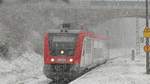Im dichten Schneetreiben erreicht eine RB66 nach Darmstadt Hbf den Haltepunkt Darmstadt Süd.

HINWEIS: Bild seit Bahnhofsumbau 2020 so nicht mehr möglich!
