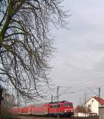 111 mit RE4113 in Singlis, 19.2.010.