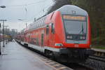 - Nachschuss - Am 17.04.2016 zieht diese BR 114 (114 018) den RE 50  RE 4511  nach Frankfurt am Main Hauptbahnhof. Aufgenommen im Bahnhof Schlüchtern.
