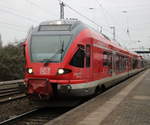 429 028  Hansestadt Stralsund als S1 von Rostock Hbf nach Warnemünde-Werft am Nachmittag des 31.01.2020 in Rostock-Bramow.