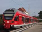 429 *** der DB steht als RE0 nach Stralsund in Binz. (Sommer 2013)