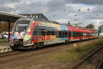 442 354 als S1(Warnemünde-Rostock)kurz vor der Ausfahrt im Bahnhof Warnemünde.08.10.2016