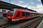 623 531-0  Szczecin  steht am 8.10.2016 als RE4 (RE13208) von Pasewalk nach Bützow in Güstrow.