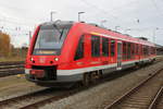 623 016-2 als Überführung von Rostock nach Güstrow/Bad Kleinen bei der Ausfahrt im Rostocker Hbf.20.11.2016