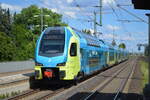 Westfalen Bahn Doppelstock-KISS  ET 609  aus Richtung Hannover Hbf. als Regionalbahn Linie? am 05.07.22 Durchfahrt Bahnhof Dedensen Gümmer. 