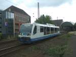 RB 39 Schwalm-Nette-Bahn (Ruhrsprinter)in Mnchengladbach bei  der Ausfahrt nach Dalheim.