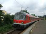 RB 50  Der Lnener  von Mnster nach Dortmund Hbf.
fhrt in Lnen Hbf. ein,im Schub eine BR 111 159-0 