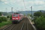 Eitdorf 31.07.2007 RE 9 nach Aachen Hbf