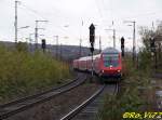 RE 4 Wupper-Express (Aachen-Dortmund) mit 112 138-3 im Schub. Witten Hbf. 10.11.2007.
