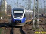 Die RB 43 der NordWestBahn (Dorsten-Dortmund) verlsst gerade Wanne-Eickel Hbf. 18.11.2007.