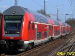 RE 2 Rhein-Haard-Express (Mnster-Mnchengldbach). Recklinghausen-Sd. 12.04.2008.