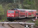 111 147 mit einem RE9 (4873) am 14.04.09 in Kirchen.