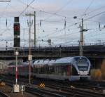 ET22 001 und 23 008 als RE16 nach Essen Hbf bei der Einfahrt in Hagen Hbf 15.11.09