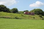 Der RE 29176 von Brilon Stadt nach Brilon Wald. Soeben hat Baureihe 640 den Bahnhof Brilon Stadt pnktlich verlassen.