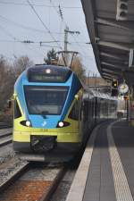 RHEINE (Kreis Steinfurt), 25.11.2014, ET 015 der Westfalenbahn als RB 65 nach Münster Hbf