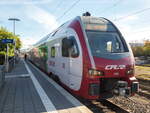 ET 2301 der CFL mit der RB 83 nach Luxembourg in Wittlich Hbf, 01.10.2021.