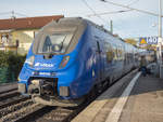 ET 8442 146 von Vlexx mit RB 74 nach Illingen (Saar) in Gennweiler, 21.11.2020.