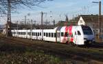 429 115 hat als RE (SÜWEX) Koblenz - Mannheim gerade den Bahnhof Dillingen-Saar verlassen. Bahnstrecke 3230 Saarbrücken - Karthaus am 27.02.2016