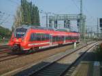 Talent II - 442 151 / 843 151 / 442 651 - als RegionalExpress - RE 15 - in Dresden, Höhe Hp. Freiberger Straße - am 11-August-2015