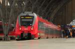 DB 442 314 als RE 17071 nach Dresden Hbf, am 08.09.2015 in Leipzig Hbf.