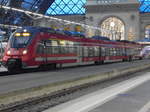 Ein kleiner Hamster 442 145 als RE 18 Dresden Hbf - Ruhland. Aufgenommen von Gleis 6 am Hauptbahnhof Dresden.