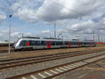 abellio 9442 xxx als RB 74814 vom Halle (S) Hbf nach Weißenfels, am 25.08.2018 in Großkorbetha.