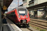 DB 442 269  Ludwigsstadt  als RE 4993  Franken-Thringen-Express  von Leipzig Hbf nach Nrnberg Hbf, am 01.06.2022 in Naumburg (S) Hbf.