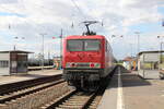SRS 143 175-8 mit der RB 31947 (Abellio Ersatzverkehr) von Saalfeld (S) nach Halle (S) Hbf, am 13.07.2022 beim Halt in Großkorbetha.