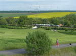 Die EB 80668 vom Rennsteig nach Erfurt Hbf, am 20.05.2017 bei Neudietendorf.