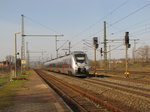 abellio 9442 803 als RB 74115 von Eisenach nach Halle (S) Hbf, am 02.04.2016 in Neudietendorf.