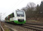 EB VT 201 als EB 81096 von Ilmenau nach Erfurt Hbf, am 08.02.2017 in Erfurt-Bischleben.