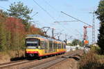 Tw 911 und Tw 908 als S8 nach Freudenstadt Hbf bei Durmersheim 25.9.18