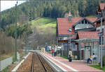 Mit der S41 das Murgtal hinunter -    Im November 1901 eröffnete die Königlich Württembergischen Staats-Eisenbahnen die Zweigstrecke von Freudenstadt über Baiersbronn nach