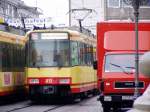 S4 nach Bretten Glshausen am Marktplatz in Karlsruhe.