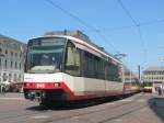 S41 nach Freudenstadt mit einem BordBistro, das einige der S-Bahnen mit sich fhren. 20.7.2010, Marktplatz Karlsruhe