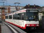 08.04.2011: Wagen 836 verlsst den Bahnhof Bruchsal als S9 nach Bretten Bahnhof.