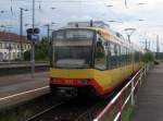 Tw 901 und der vordere Tw 8?? am 31.05.2011 als S31-Eilzug von Freudenstadt Hbf - Karlsruhe Hbf - Bruchsal-Menzingen/-Odenheim.