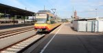 GT 8D 845 der AVG in Pforzheim Hbf.08.08.2012