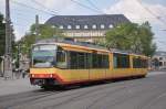 GT8-100D-M-2S / Siemens 913 der AVG Karlsruhe aufgenommen 11/06/2013 am Bahnhofsvorplatz 