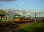 Tw 856 und Tw 917 waren am 30.10.2013 bei herrlichem Herbstwetter hinter Malsch als S 85078 unterwegs nach Forbach (Schwarzwald).