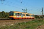 TW 813 als S9 nach Bruchsal bei Heidelsheim, 02.10.2015.