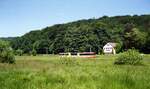 AVG_Albtalbahn in  ihrem  Tal nach Bad Herrenalb und nach Ittersbach.