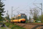 AVG 915 und 863 als S4 nach Achern beim Abzweig Brunnstck 15.4.09