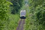 2 BSB Triebwagen wieder auf dem Weg nach Freiburg.