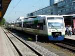 4 VT der BSB im Bahnhof Freiburg i.B am 22.09.2010