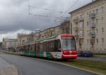 Chemnitz     Citybahn Stadler Citylink 424 als Linie C14, Reitbahnstrasse, 09.03.2020.