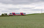 City-Bahn Chemnitz VT 513 // Pinnow // 25. Mai 2019.
Im Leiheinsatz f�r die Niederbarnimer Eisenbahn
auf der RB 61 von Angerm�nde nach Schwedt.
