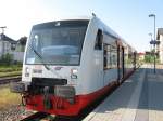 VT 515 am 3.6.2011 um 17:57 Uhr in Hainichen nach Chemnitz Hbf.